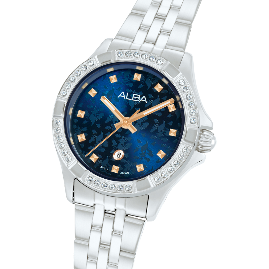 ALBA AH7ED9X SIGNA QUARTZ 3 HANDS DATE WOMEN WATCH