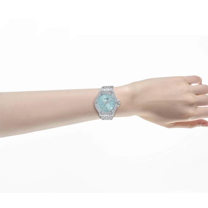 ALBA AH7EE3X SIGNA QUARTZ 3 HANDS DATE WOMEN WATCH