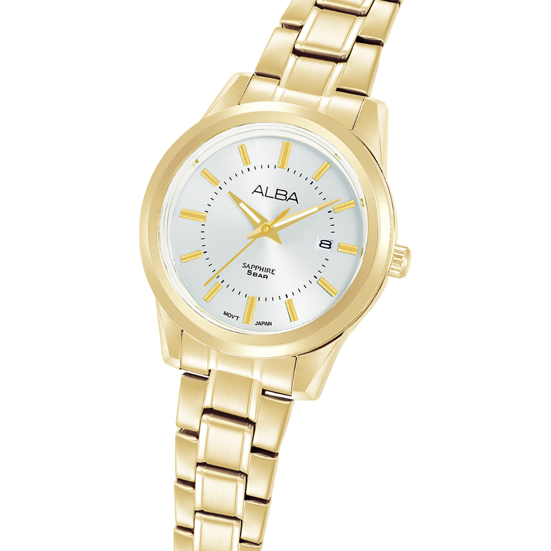 ALBA AH7EE6X PRESTIGE QUARTZ 3 HANDS DATE WOMEN WATCH
