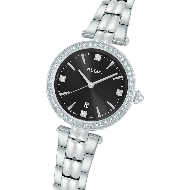 ALBA AH7EH1X FASHION QUARTZ 3 HANDS DATE WOMEN WATCH