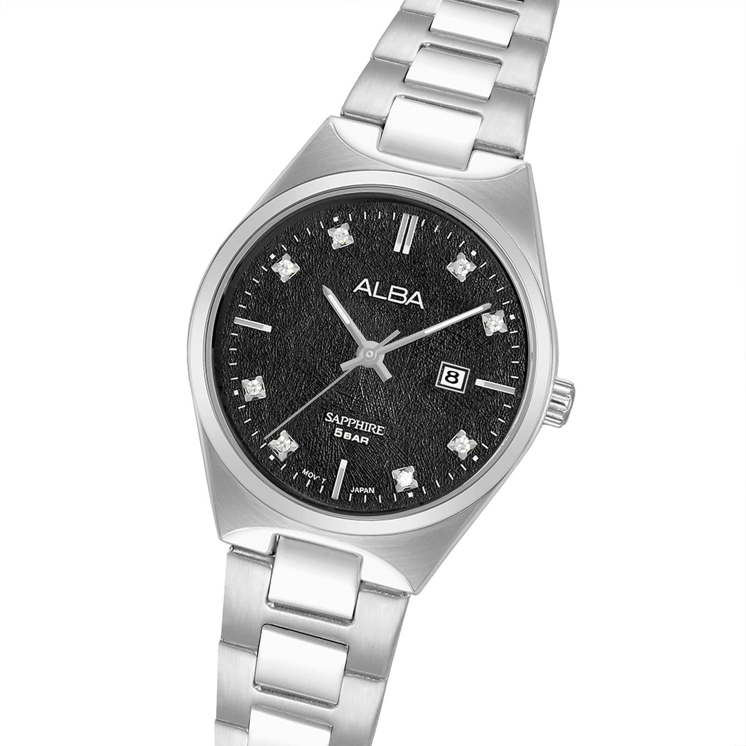ALBA AH7ES3X PRESTIGE QUARTZ 3 HANDS DATE WOMEN WATCH