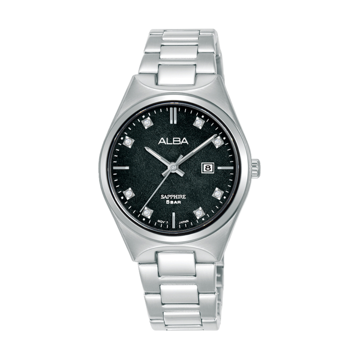 Alba AH7ES3X Prestige Quartz Black Dial Women&