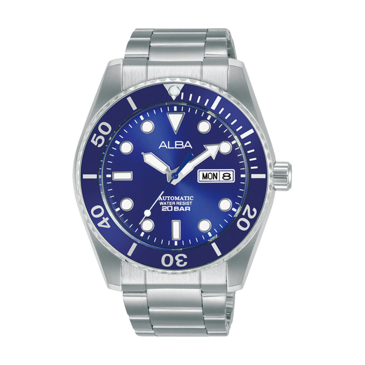 ALBA AL4359X MECHANICAL STAINLESS STEEL MEN WATCH