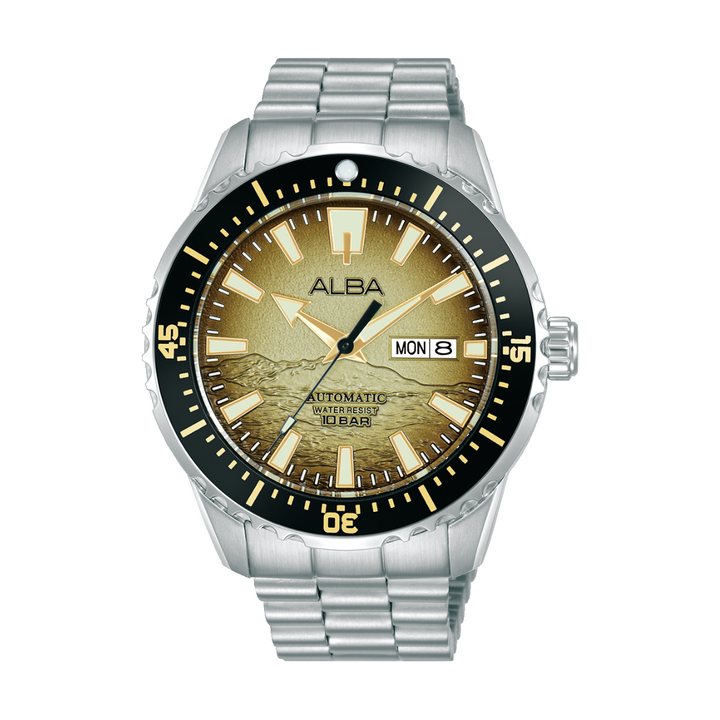 ALBA AL4733X MECHANICAL STAINLESS STEEL MEN WATCH