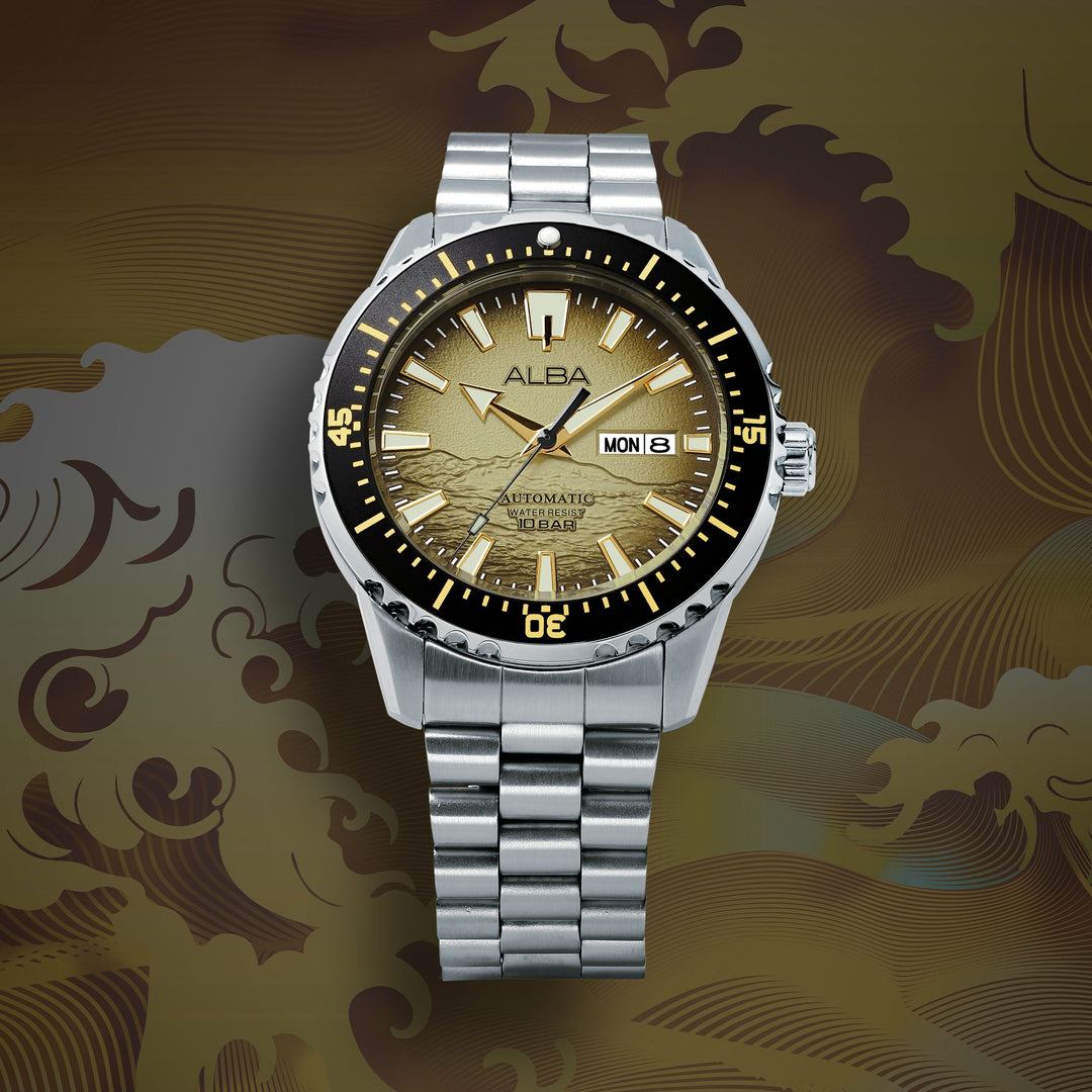 ALBA AL4733X MECHANICAL STAINLESS STEEL MEN WATCH