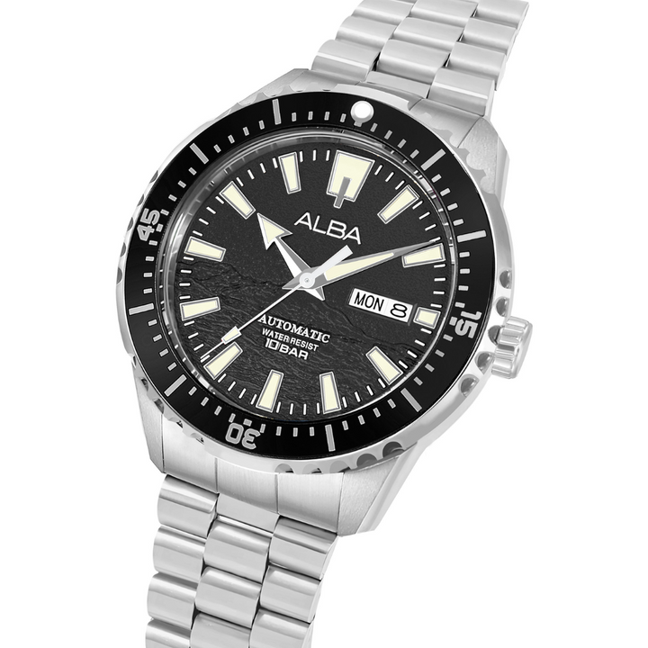 ALBA AL4743X MECHANICAL STAINLESS STEEL MEN WATCH