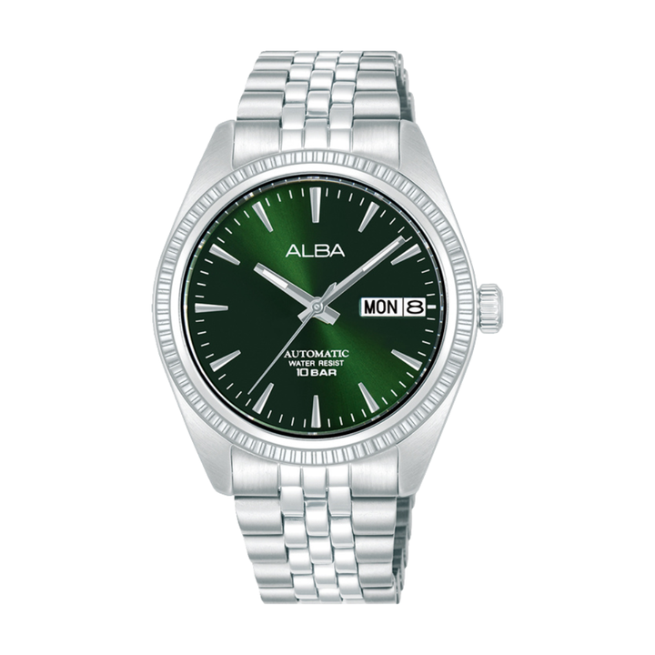 Alba AL4799X Mechanical Automatic Green Dial Women&