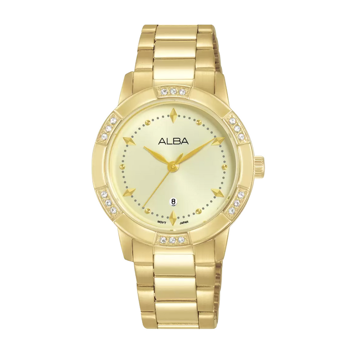 ALBA AH7DF4X FASHION QUARTZ 3 HANDS DATE WOMEN WATCH