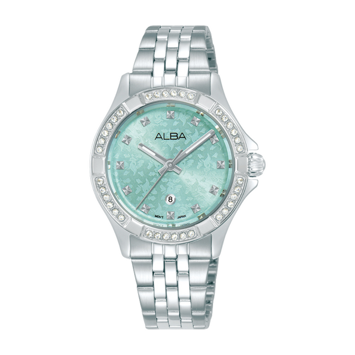 ALBA AH7EE3X SIGNA QUARTZ 3 HANDS DATE WOMEN WATCH