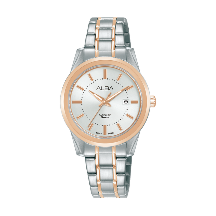 ALBA AH7EE8X PRESTIGE QUARTZ 3 HANDS DATE WOMEN WATCH