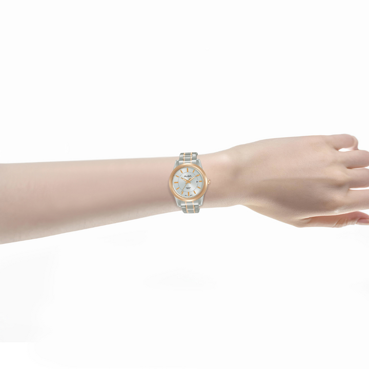 ALBA AH7EE8X PRESTIGE QUARTZ 3 HANDS DATE WOMEN WATCH