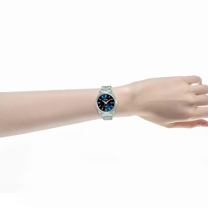 ALBA AH7EE9X PRESTIGE QUARTZ 3 HANDS DATE WOMEN WATCH