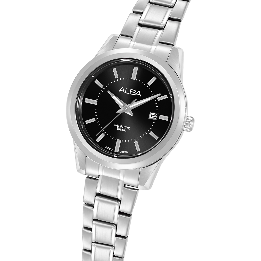 ALBA AH7EF3X PRESTIGE QUARTZ 3 HANDS DATE WOMEN WATCH