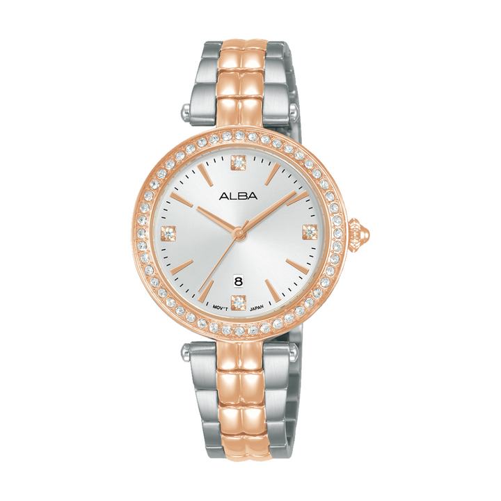 ALBA AH7EG2X FASHION QUARTZ 3 HANDS DATE WOMEN WATCH
