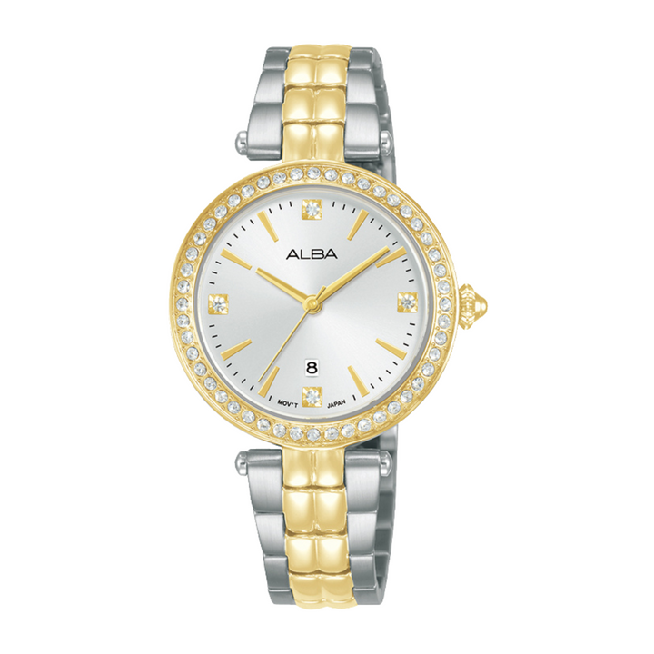 ALBA AH7EG4X FASHION QUARTZ 3 HANDS DATE WOMEN WATCH