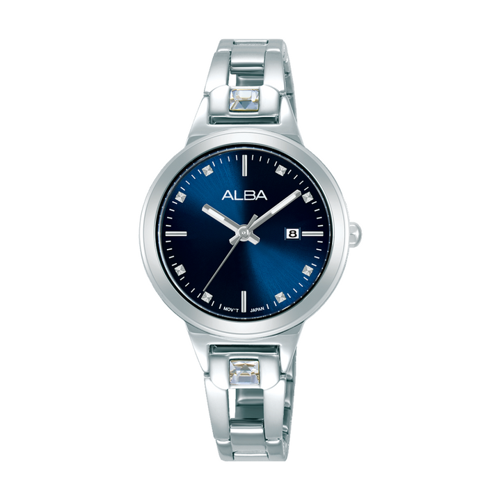 ALBA AH7EH9X FASHION QUARTZ 3 HANDS DATE WOMEN WATCH
