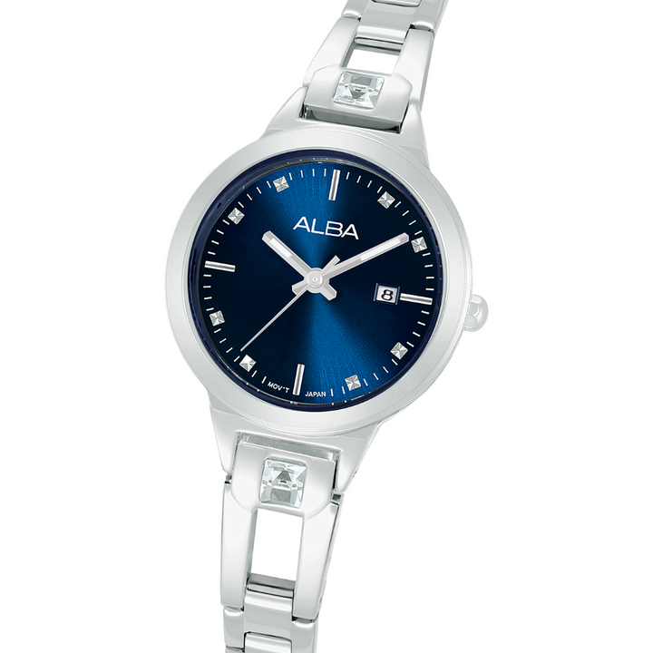 ALBA AH7EH9X FASHION QUARTZ 3 HANDS DATE WOMEN WATCH