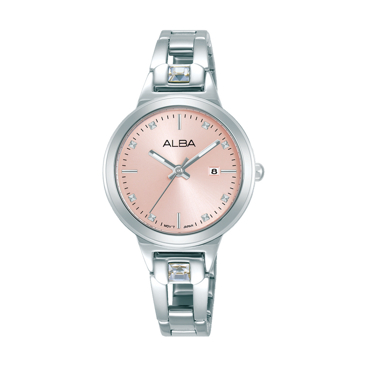 ALBA AH7EJ3X FASHION QUARTZ 3 HANDS DATE WOMEN WATCH