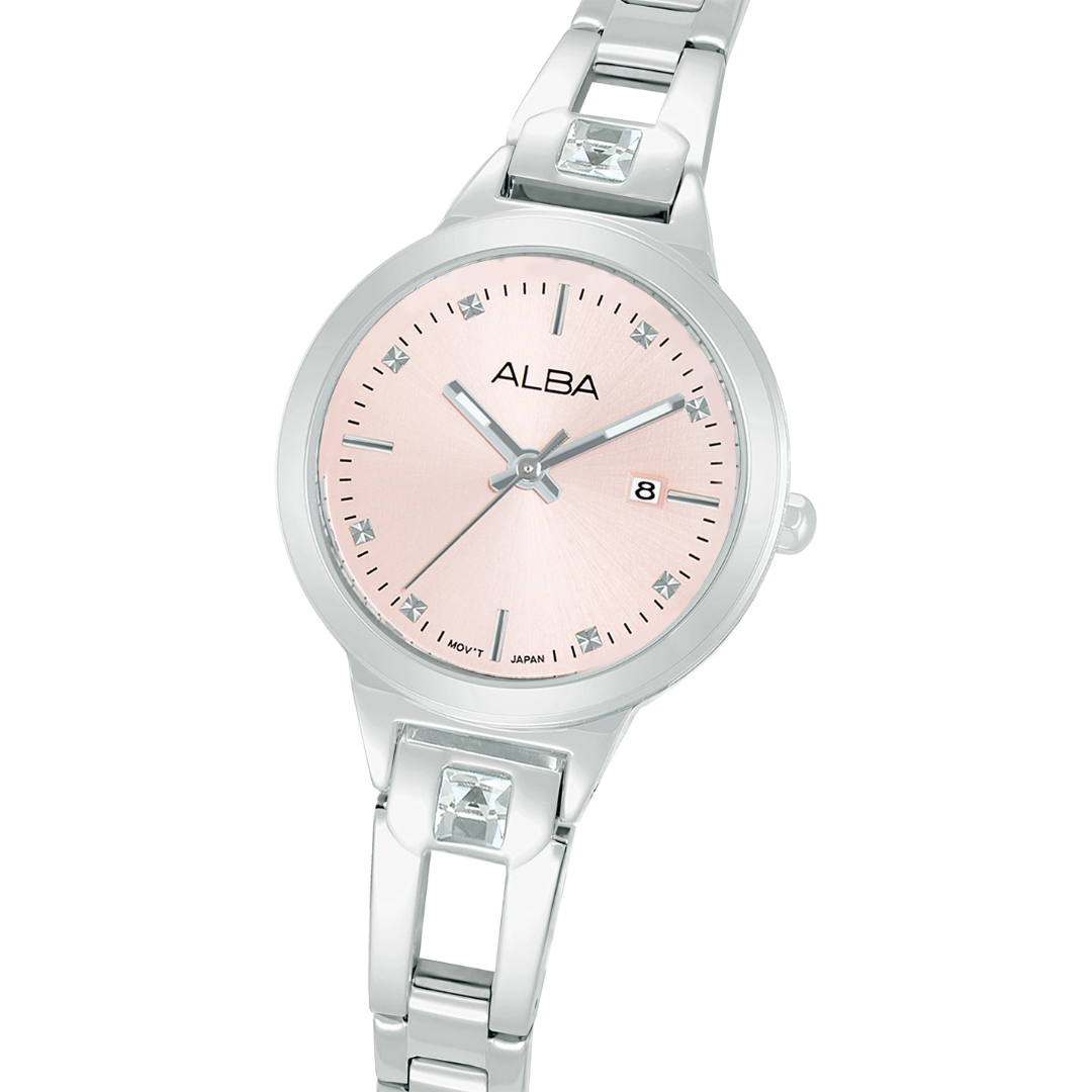 ALBA AH7EJ3X FASHION QUARTZ 3 HANDS DATE WOMEN WATCH