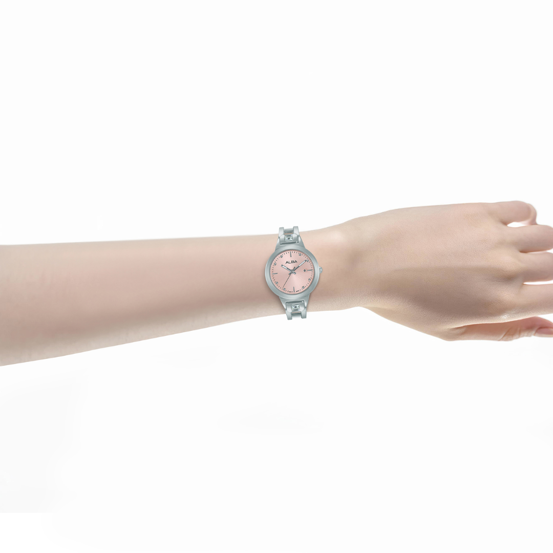 ALBA AH7EJ3X FASHION QUARTZ 3 HANDS DATE WOMEN WATCH