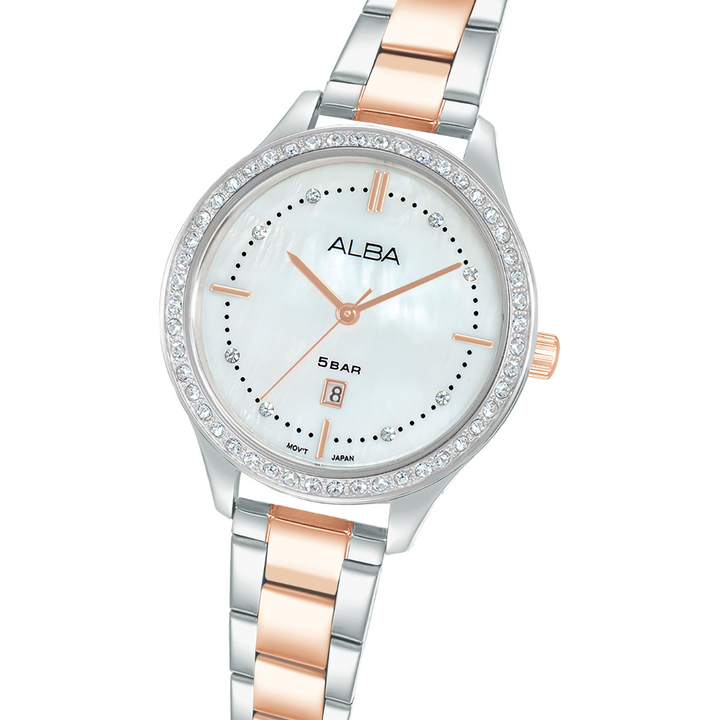 ALBA AH7EK9X FASHION QUARTZ 3 HANDS DATE WOMEN WATCH