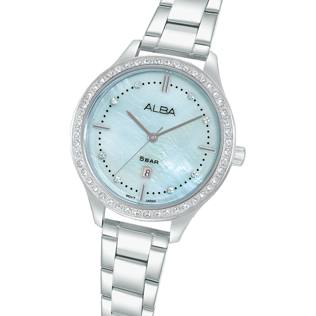 ALBA AH7EL7X FASHION QUARTZ 3 HANDS DATE WOMEN WATCH