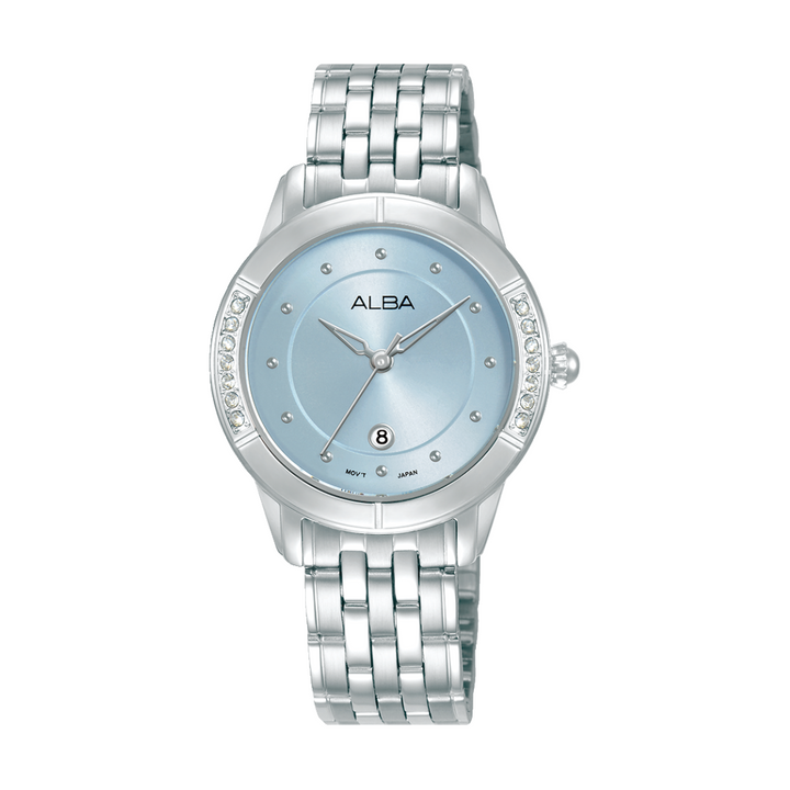 ALBA AH7EN1X FASHION QUARTZ 3 HANDS DATE WOMEN WATCH