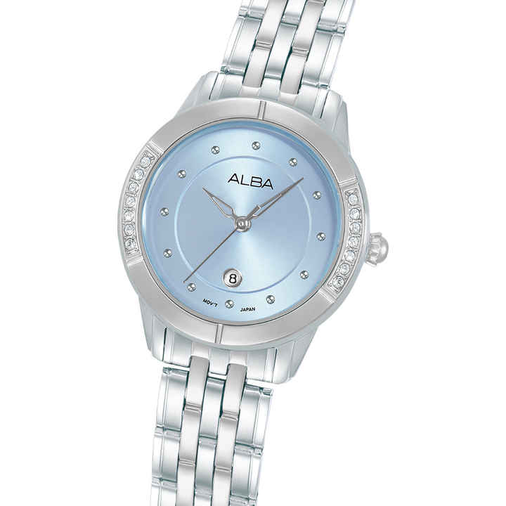 ALBA AH7EN1X FASHION QUARTZ 3 HANDS DATE WOMEN WATCH