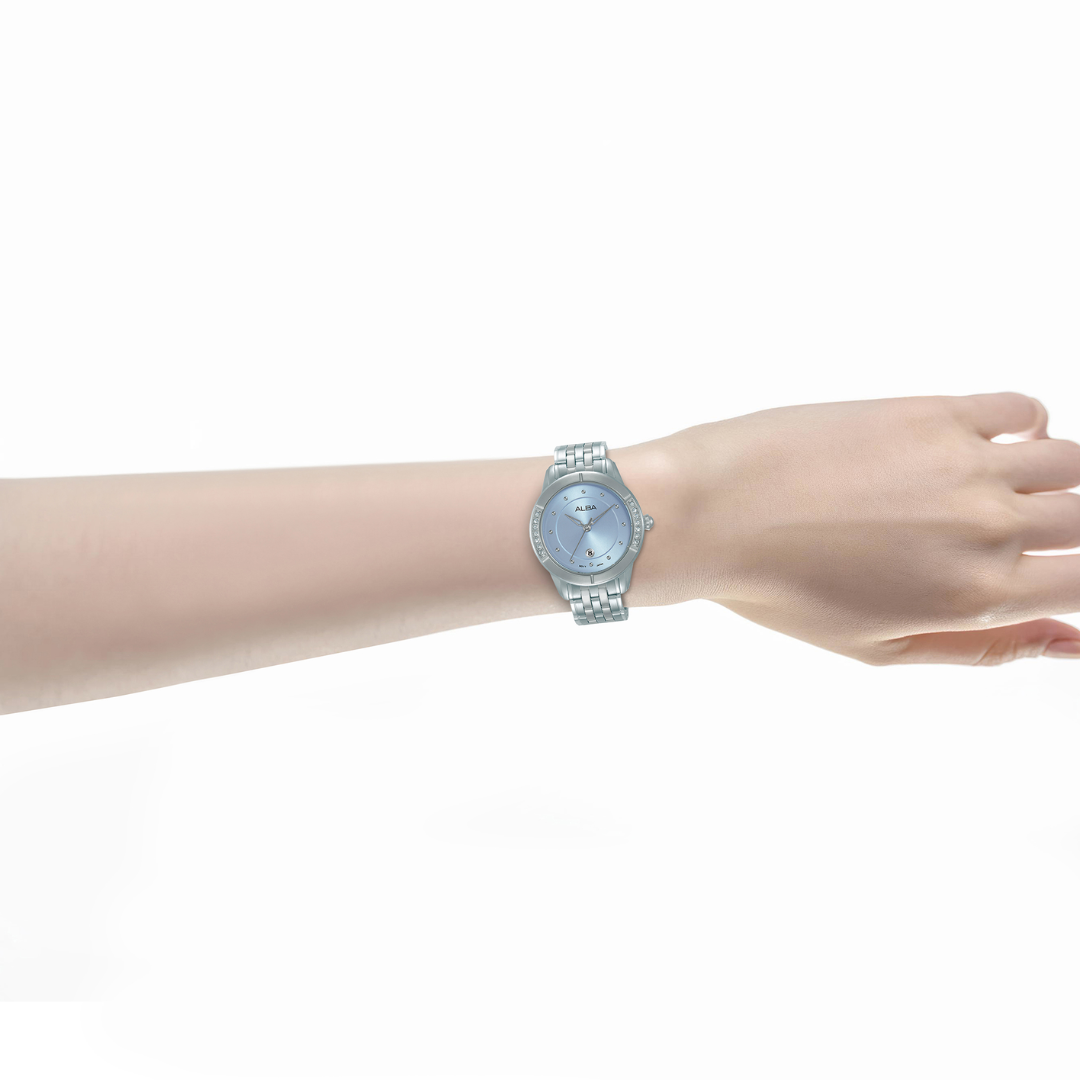 ALBA AH7EN1X FASHION QUARTZ 3 HANDS DATE WOMEN WATCH