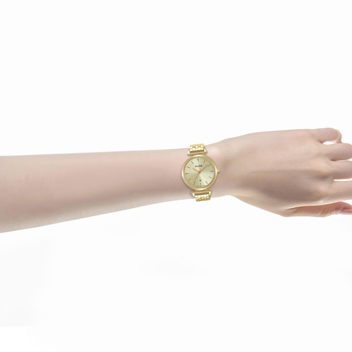 ALBA AH7EN2X FASHION QUARTZ 3 HANDS DATE WOMEN WATCH