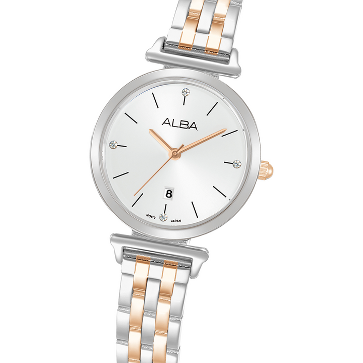 ALBA AH7EN3X FASHION QUARTZ 3 HANDS DATE WOMEN WATCH