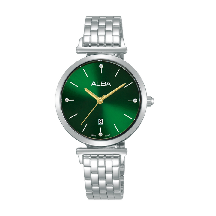 ALBA AH7EN9X FASHION QUARTZ 3 HANDS DATE WOMEN WATCH