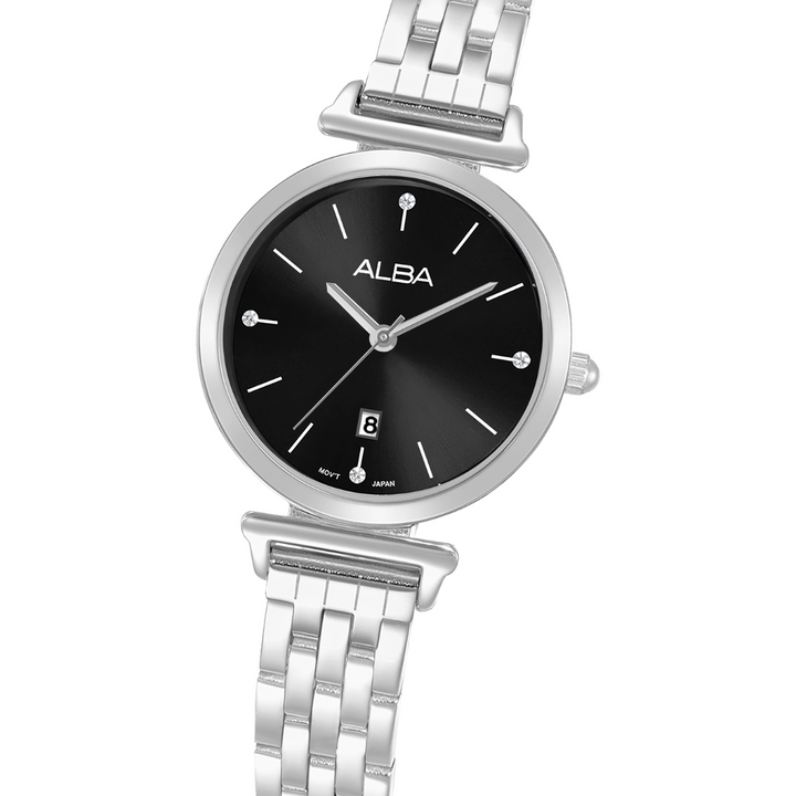 ALBA AH7EP1X FASHION QUARTZ 3 HANDS DATE WOMEN WATCH