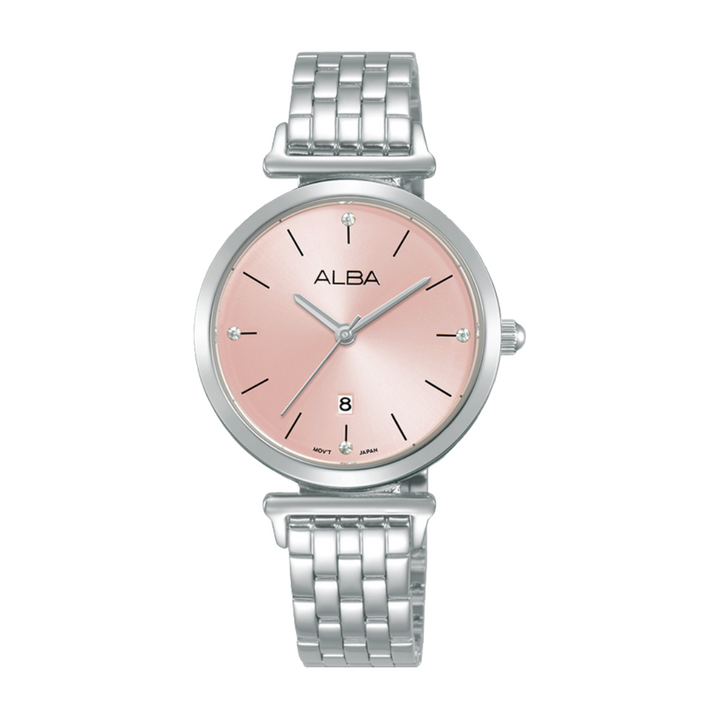 ALBA AH7EP3X FASHION QUARTZ 3 HANDS DATE WOMEN WATCH