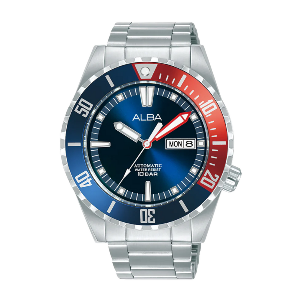 Alba AL4695X Automatic Men's Watch | Blue Dial, 44mm – City Chain