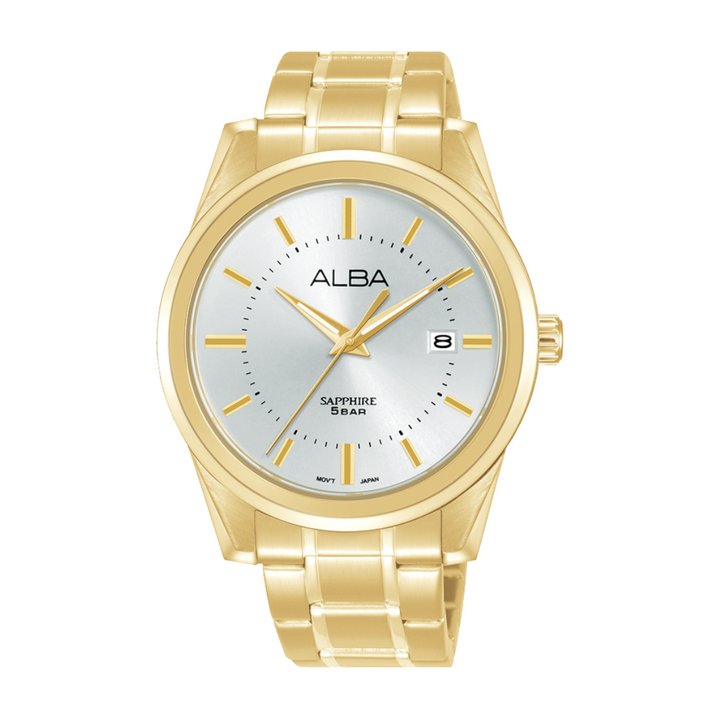 ALBA AS9V18X PRESTIGE QUARTZ 3 HANDS DATE MEN WATCH