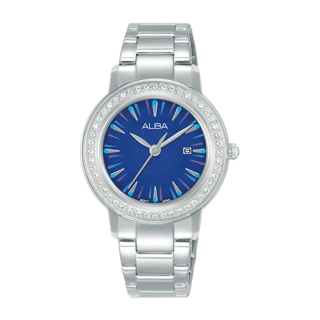 Alba AH7DL3X Signa Quartz Women's Watch | Blue Dial – City Chain