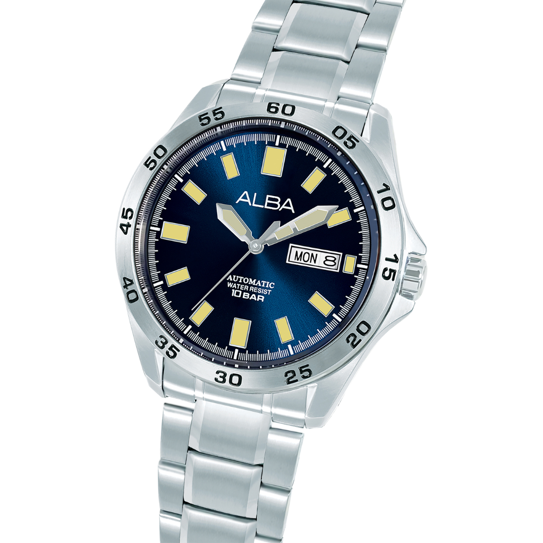 ALBA AL4749X MECHANICAL STAINLESS STEEL MEN WATCH