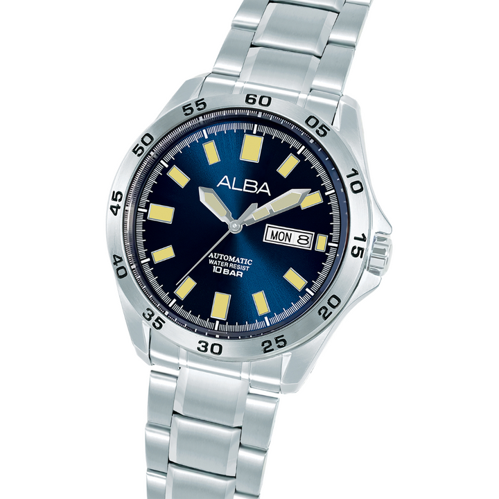 ALBA AL4749X MECHANICAL STAINLESS STEEL MEN WATCH
