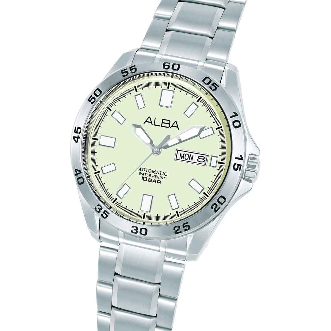 ALBA AL4755X MECHANICAL STAINLESS STEEL MEN WATCH