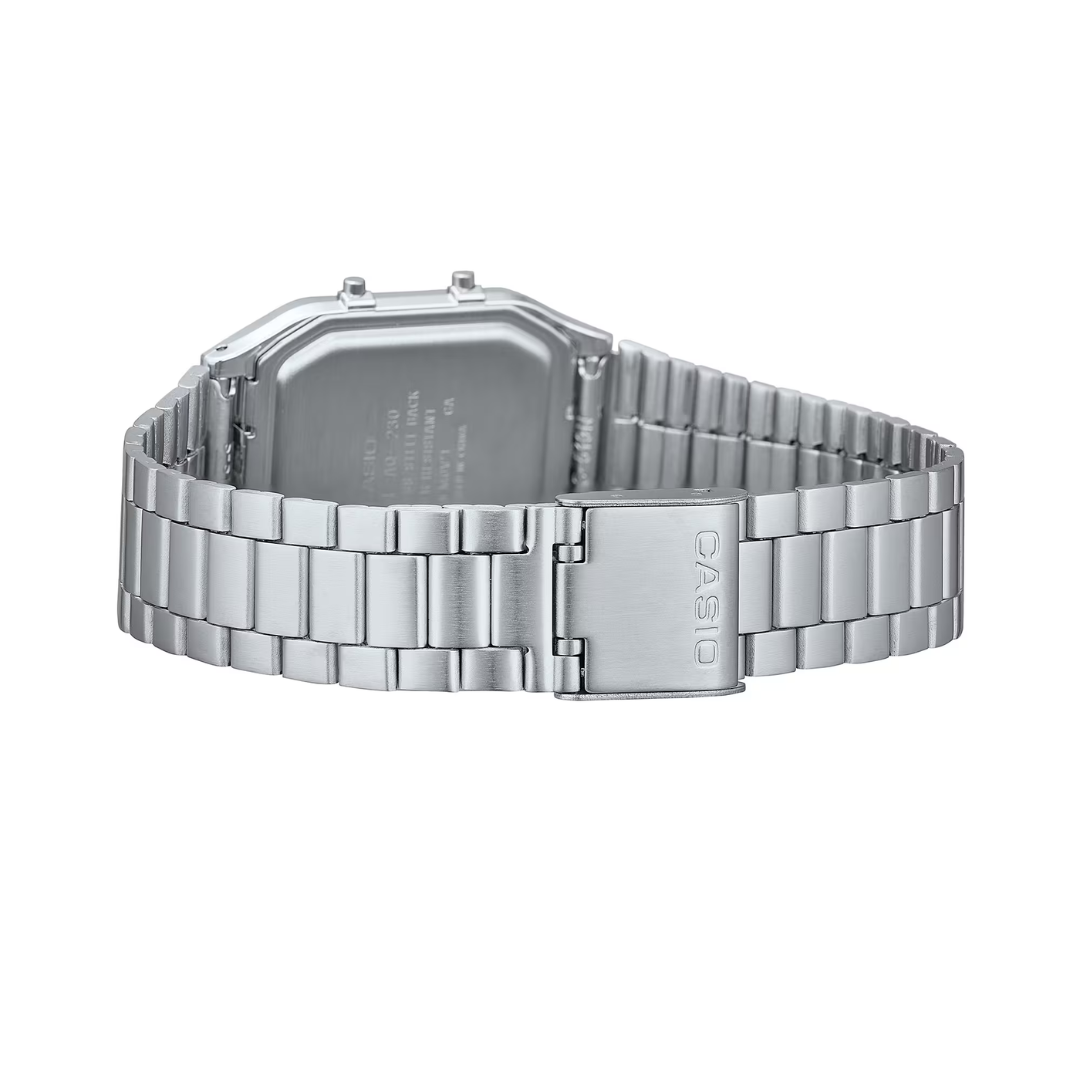 CASIO VINTAGE AQ-230A-7AMQYDF ANALOG-DIGITAL SILVER UNISEX WATCH