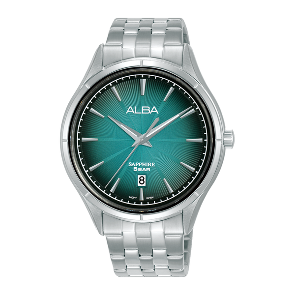 ALBA AS9T71X PRESTIGE QUARTZ 3 HANDS DATE STAINLESS STEEL MEN WATCH