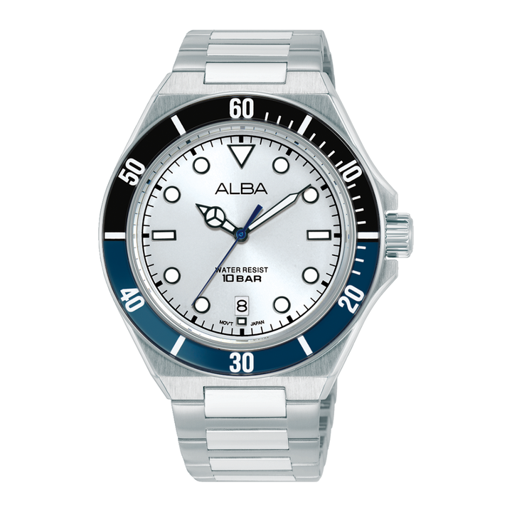 ALBA AS9W17X ACTIVE QUARTZ GREEN DIAL MEN WATCH