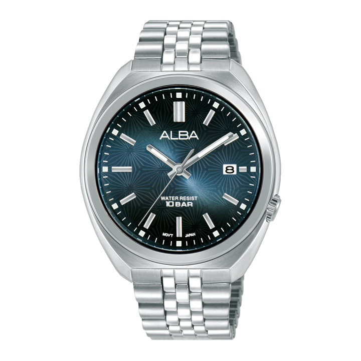 ALBA AS9W33X ACTIVE QUARTZ BLUE GRADATION DIAL MEN WATCH
