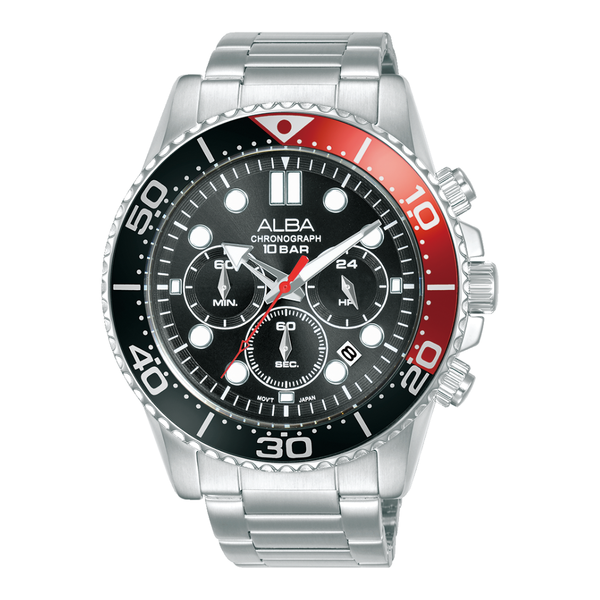 ALBA AT3J37X ACTIVE QUARTZ CHRONOGRAPH MEN WATCH