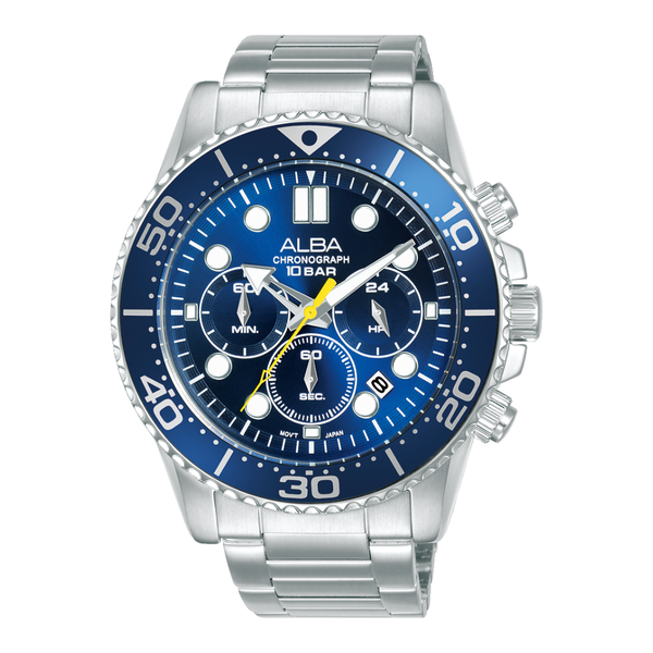 ALBA AT3J43X ACTIVE QUARTZ CHRONOGRAPH MEN WATCH