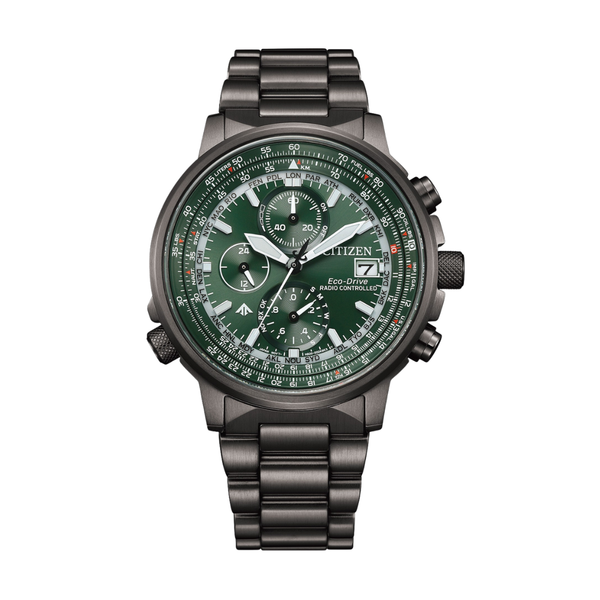 CITIZEN AT8304-57W PROMASTER ECO-DRIVE CHRONOGRAPH MEN WATCH