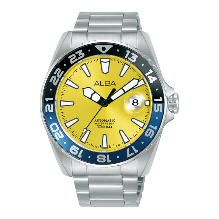 ALBA AU4075X MECHANICAL STAINLESS STEEL MEN WATCH