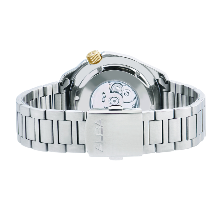 ALBA AU4081X MECHANICAL AUTOMATIC DAY-DATE MEN WATCH