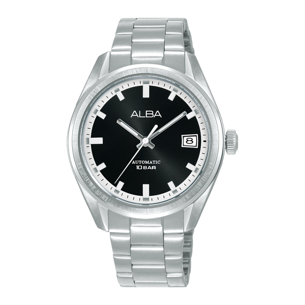 ALBA AU4095X MECHANICAL AUTOMATIC BLACK DIAL MEN WATCH